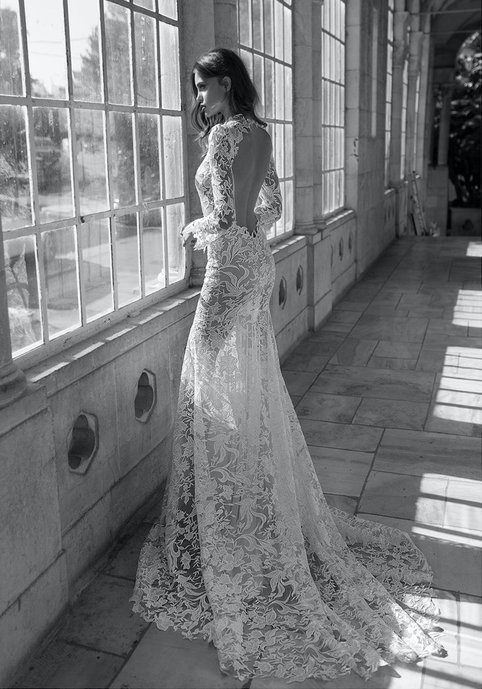 Adi Shlomo | Floral Embroidery Mermaid Wedding Dress | HK | DBR Weddings