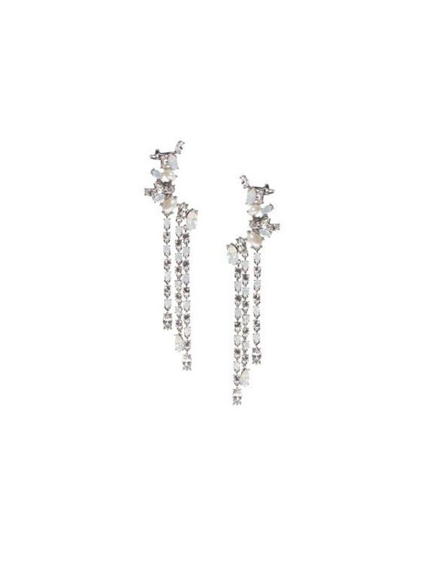 Bohemian-Style Silver Earrings