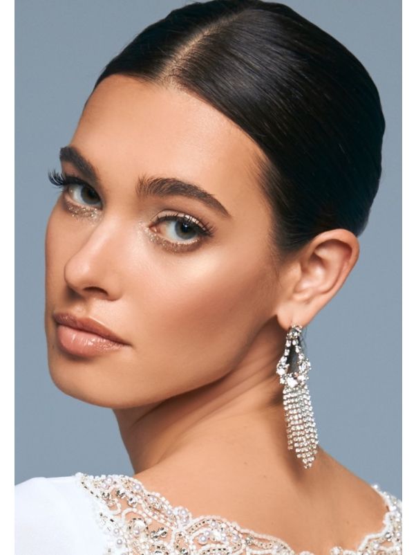 Diamante Fringe Earrings