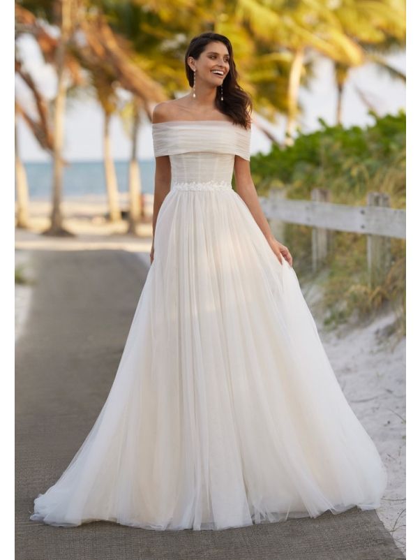 2-Piece Soft Tulle Wedding Dress