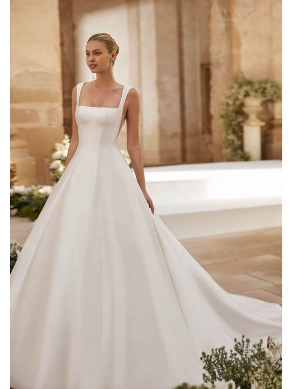 Backless Mikado Ball Gown