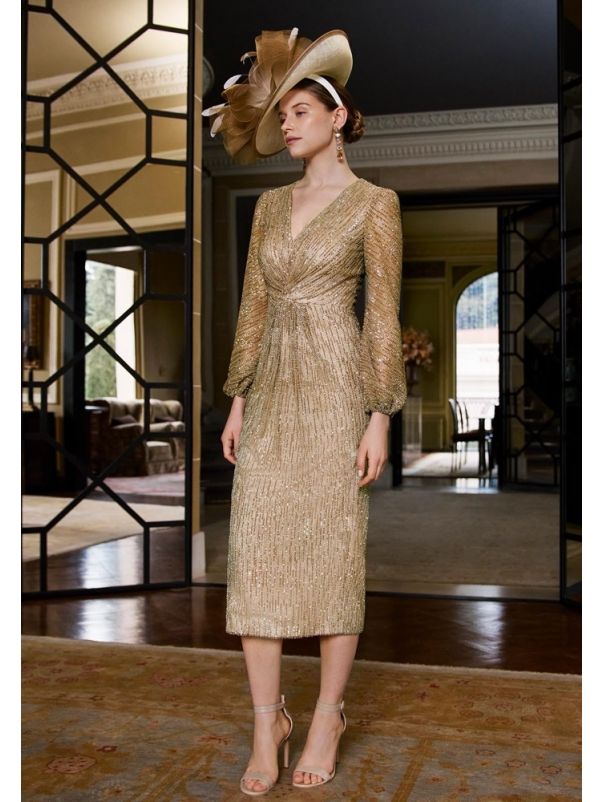 Embellished Midi Dress