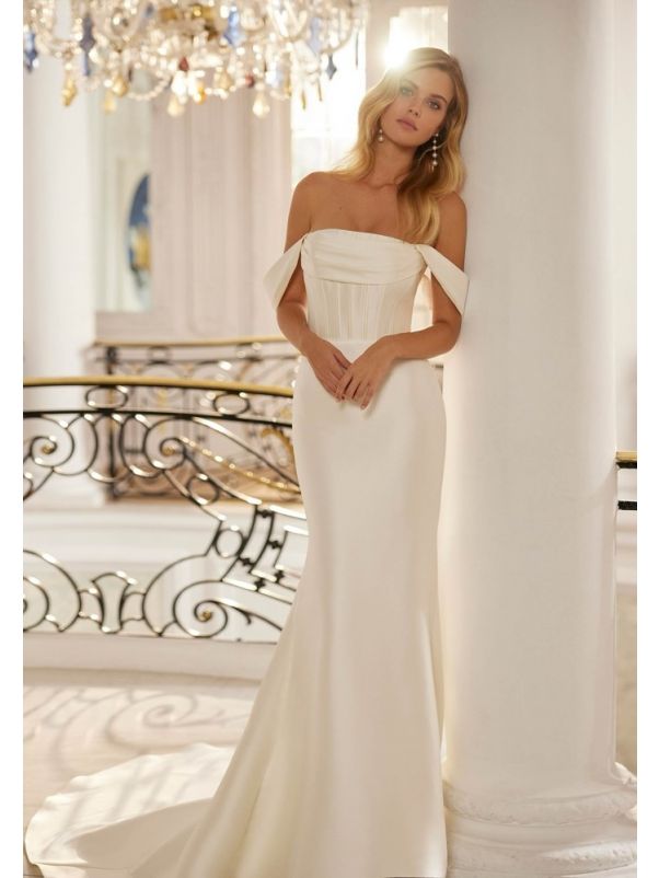 Strapless Mikado Wedding Dress