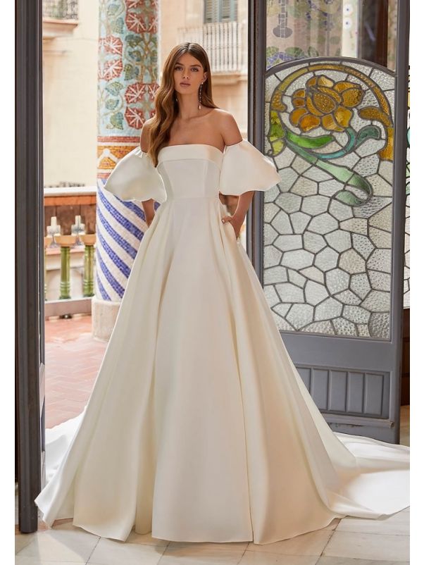 Strapless Mikado Wedding Dress