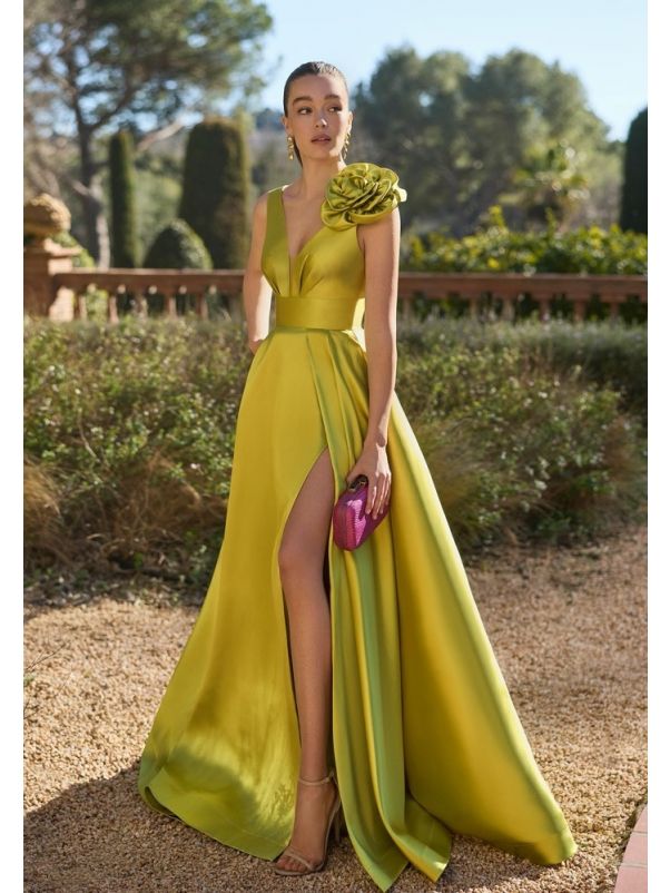 Backless Mikado Gown