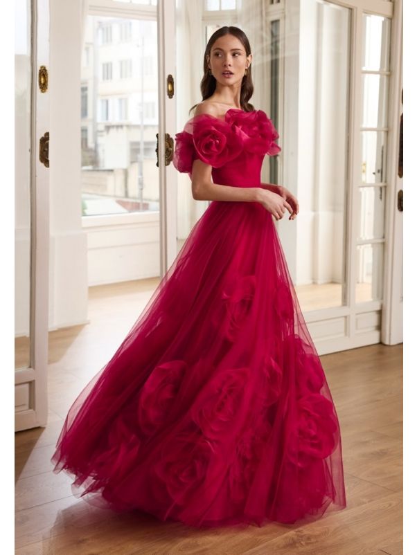 Floral Evening Dress