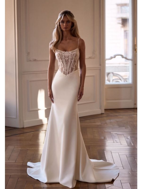 Spaghetti Strap Wedding Dress