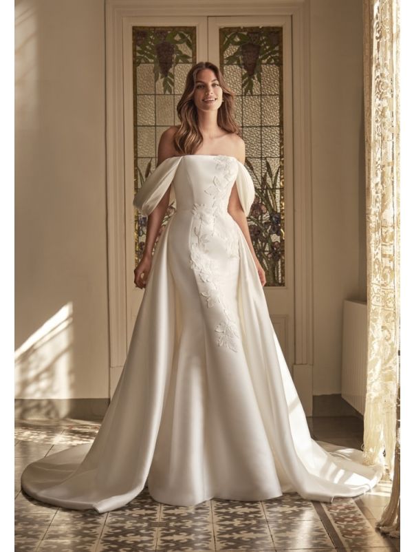 2-IN-1 Mikado Wedding Dress