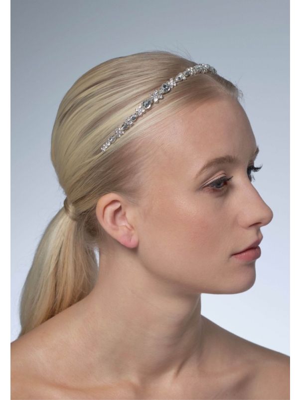 Embellished Silver Tiara