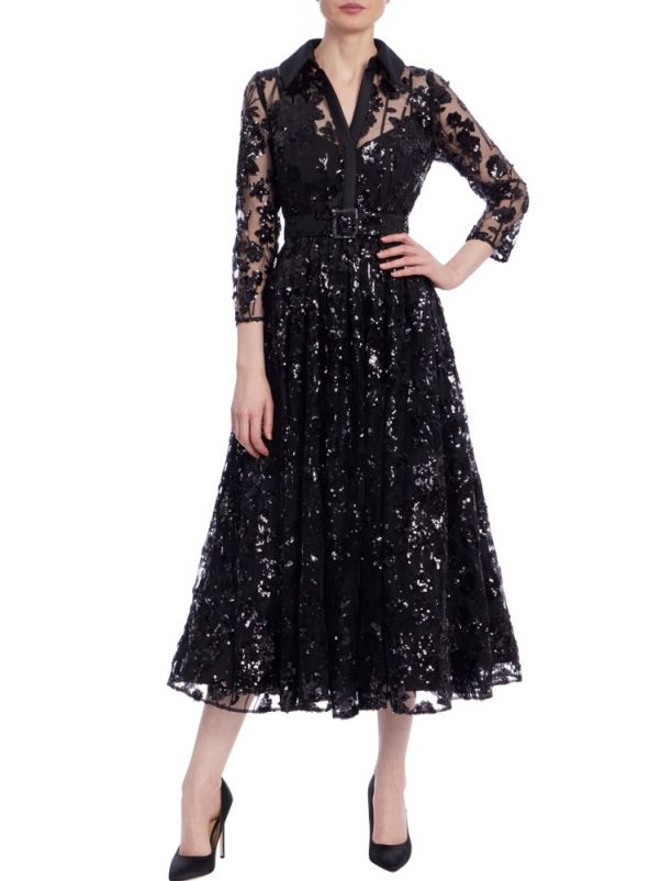 Sequin Midi Dress
