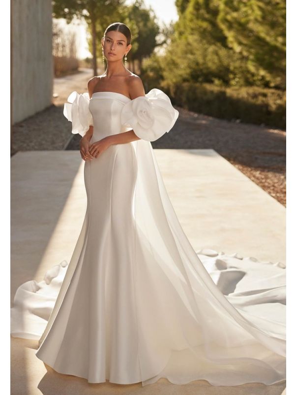 Strapless Mikado Wedding Dress