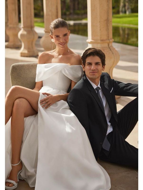 Strapless Mikado Wedding Dress