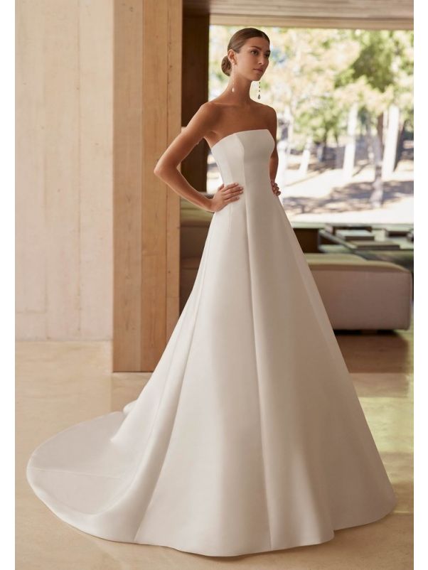 Strapless Mikado Wedding Dress