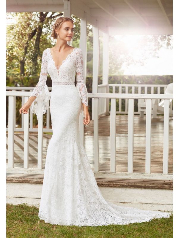 Lace Wedding Dress With Sleeves