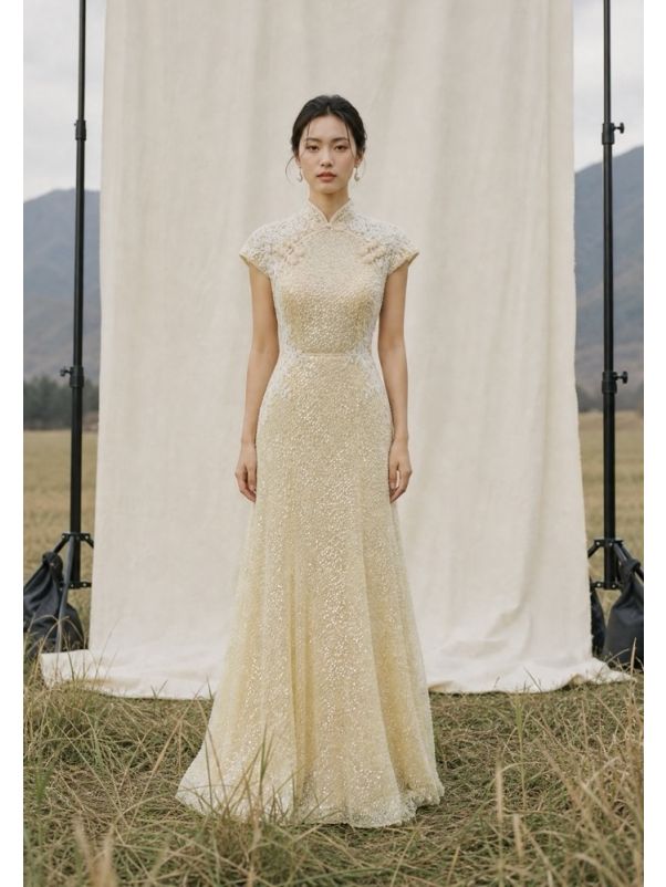 Sequinned Cheongsam