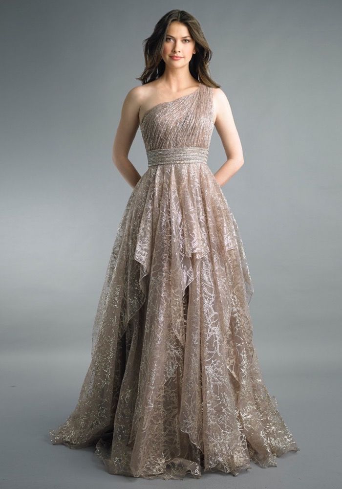 sparkly evening gown