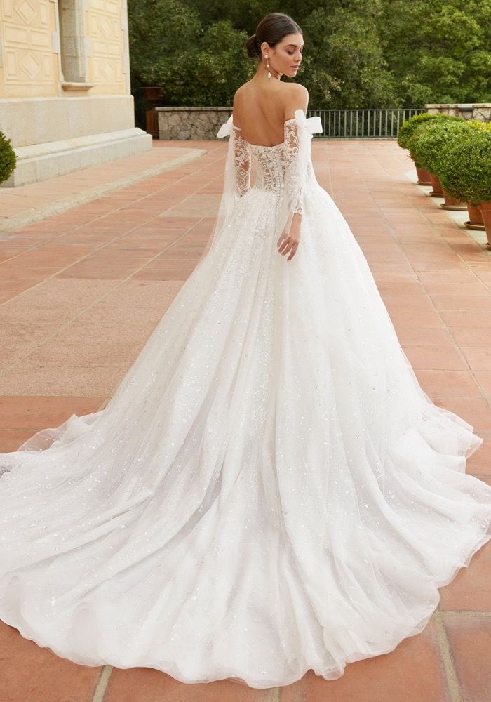 Luna Studio Persia Beaded Floral Princess Wedding Dress HK