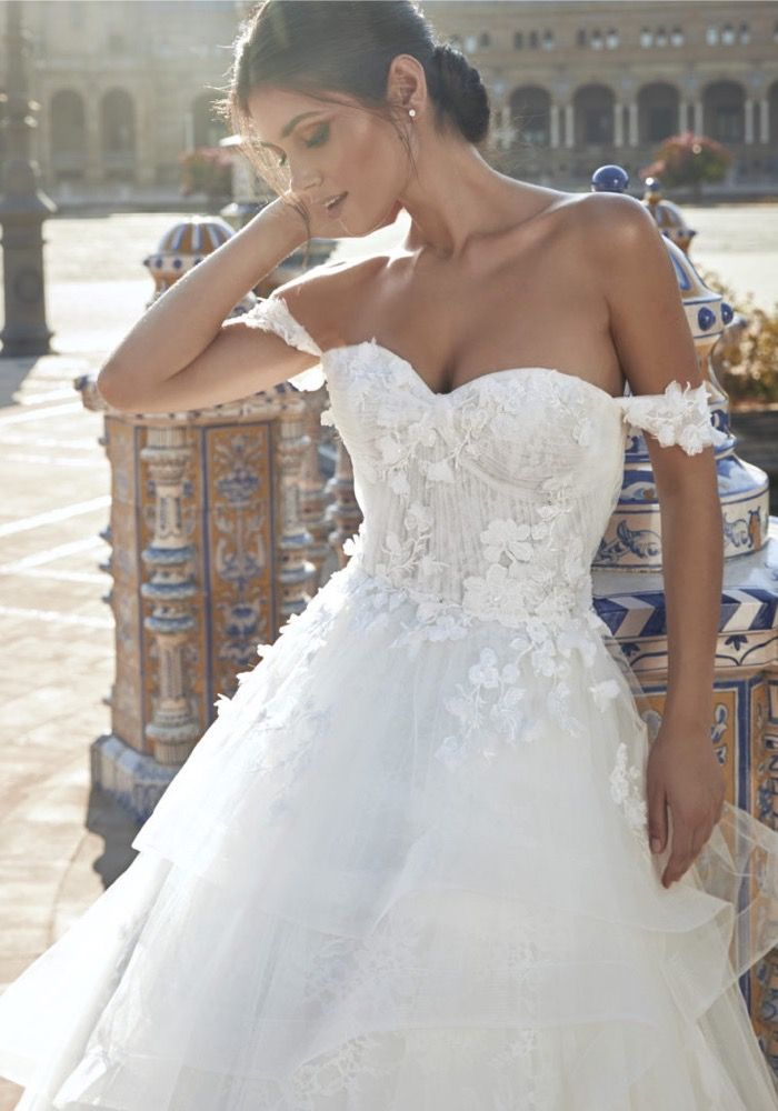 marchesa floral wedding dress