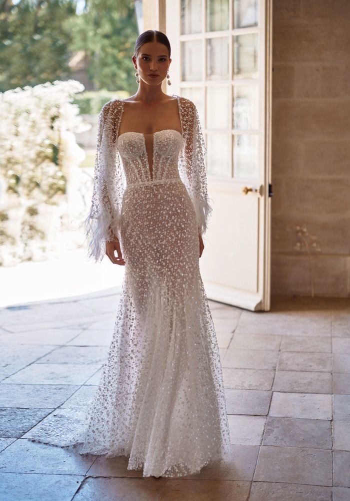 Milla Nova Haleema Beaded Corset Mermaid Wedding Dress HK DBR