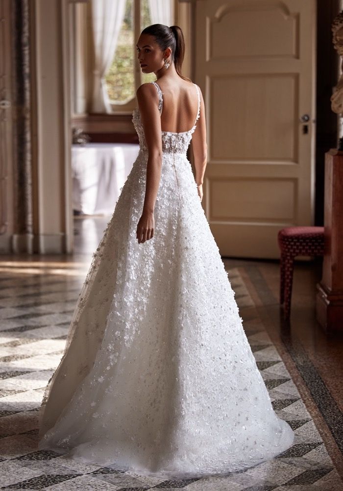 Milla Nova Proxima Embellished Slit Wedding Dress HK | DBR Weddings