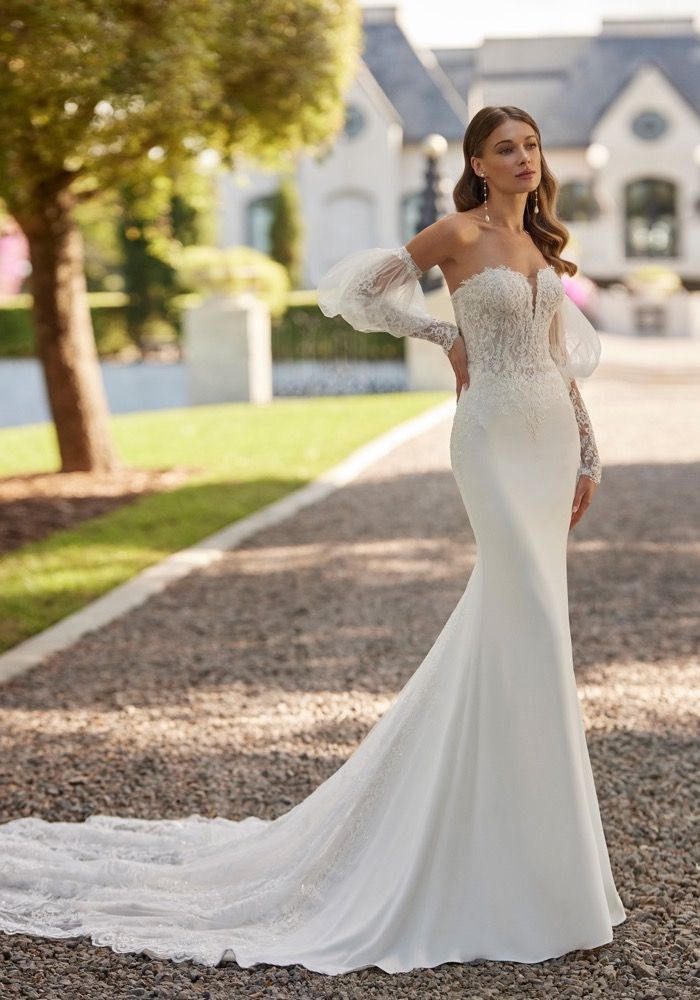 ◇BAU by Bride And You◇ RAYA Double breasted mermaid long d Plan your wedding with bride and you