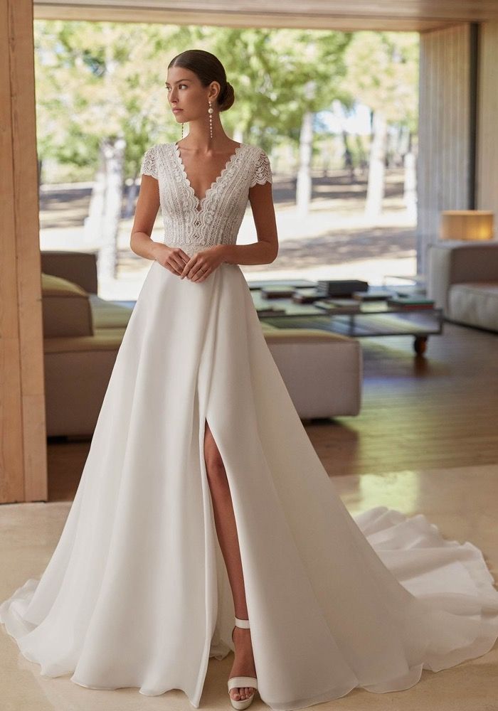 BAU by Bride And You★ Ribbon short sleeve long dress ★2色 ☆BAU by Bride And You☆2024夏服☆SKYE BALLOON LONG DRESS
