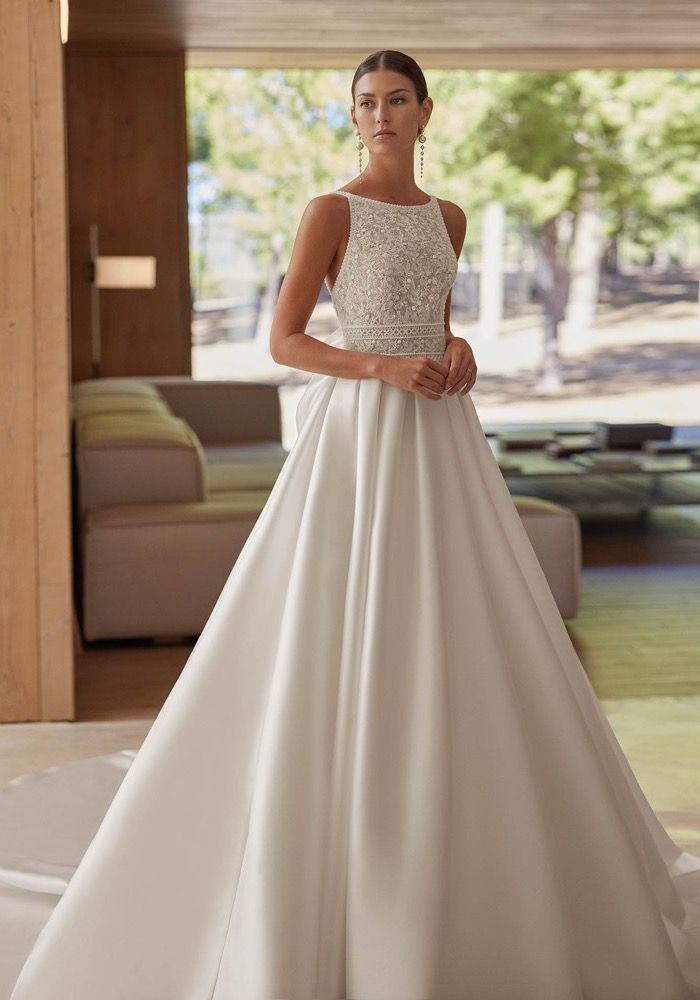 Rosa Clara ANISSA Backless Mikado Wedding Dress HK | DBR