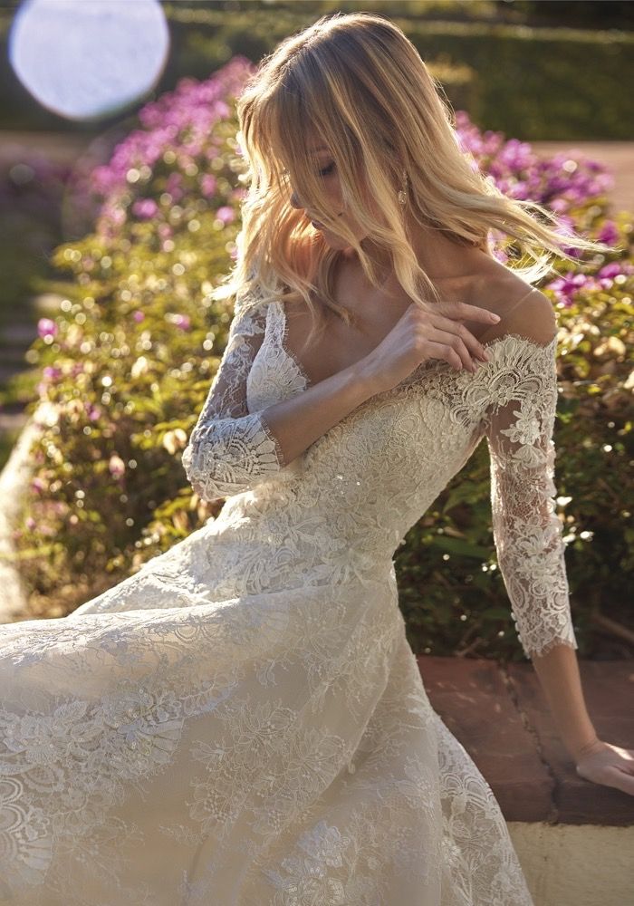 St Patrick Gregoria Beaded Lace Wedding Dress HK | DBR Weddings