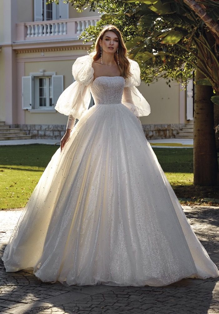 Buy Sparkle Wedding Dress Princess Wedding Dress Princess Online in India   Etsy