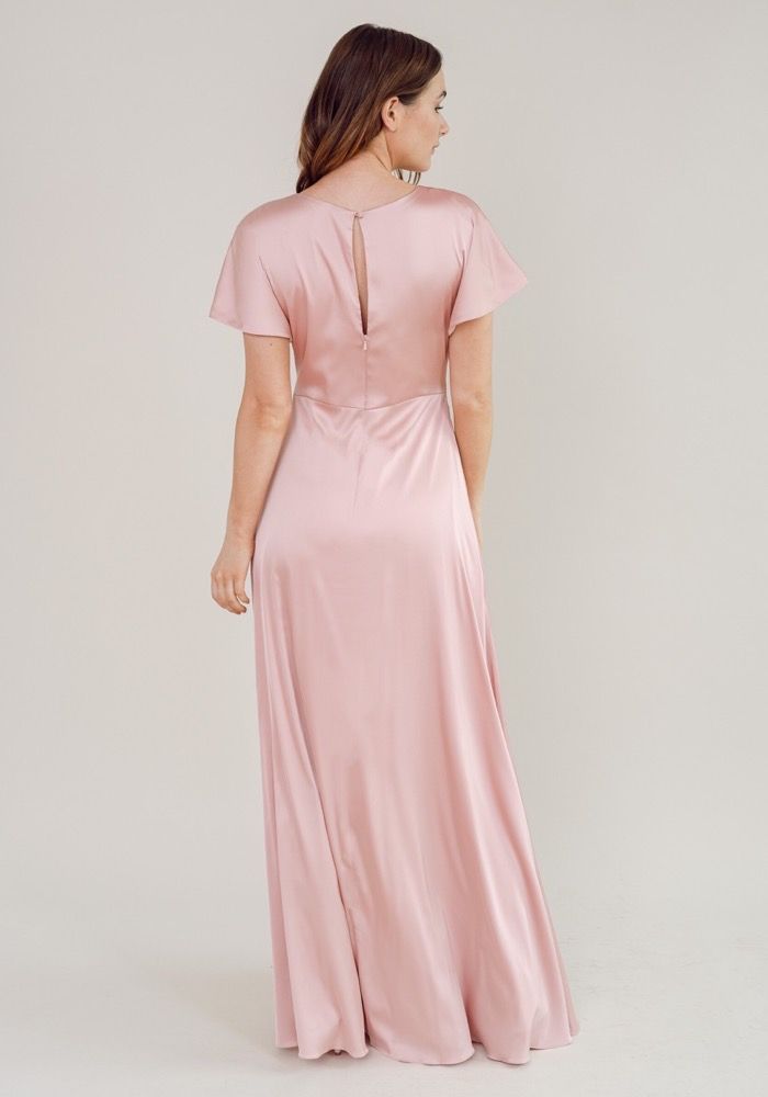 TH&TH Camilla Draped Blush Pink Bridesmaid Dress HK | DBR Weddings TH&TH Camilla Draped Blush Pink Bridesmaid Dress HK | DBR Weddings