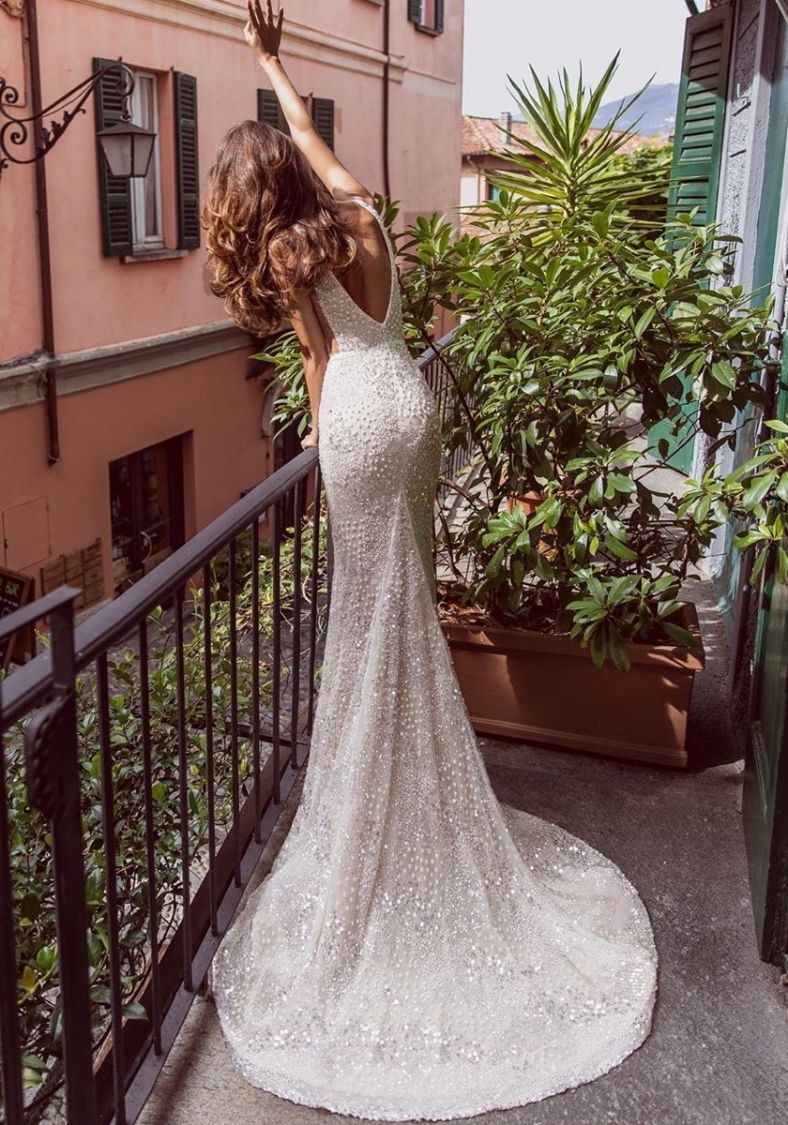 beaded wedding jumpsuit