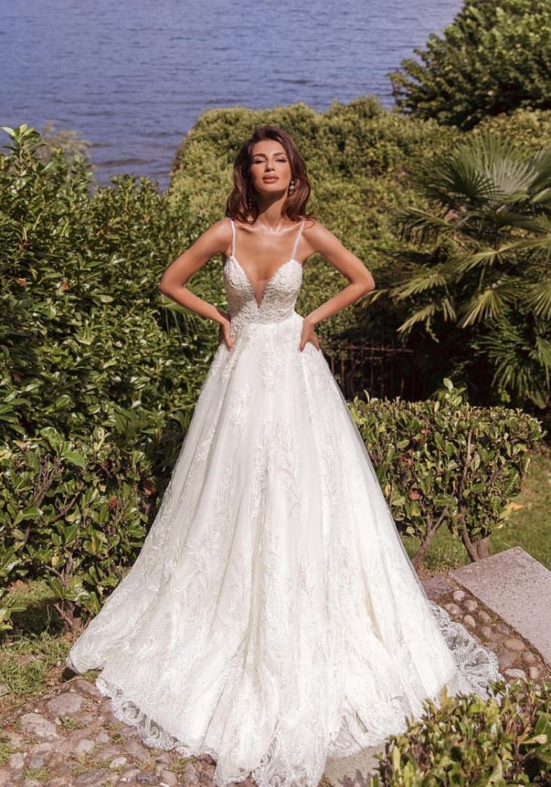 Viero Bridal   PAOLA Princess Wedding Dress With Straps   HK   DBR ...
