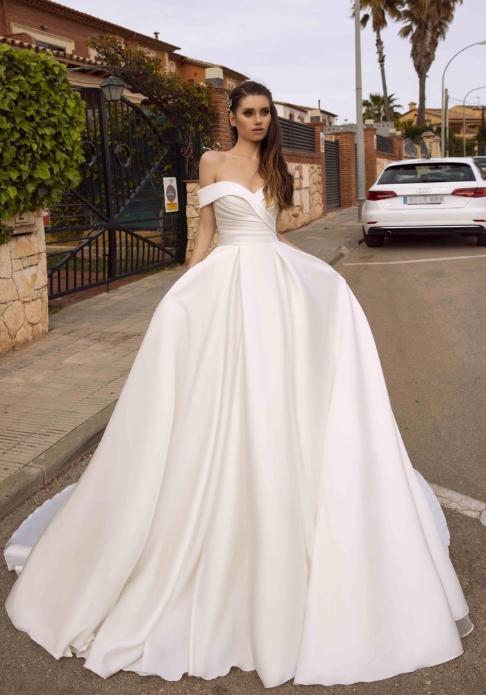 Tina Valerdi | Ramona Satin Wedding Dress HK | DBR Weddings